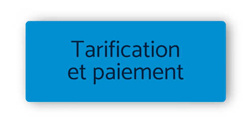 Admission & Inscription - Tarif et paiement